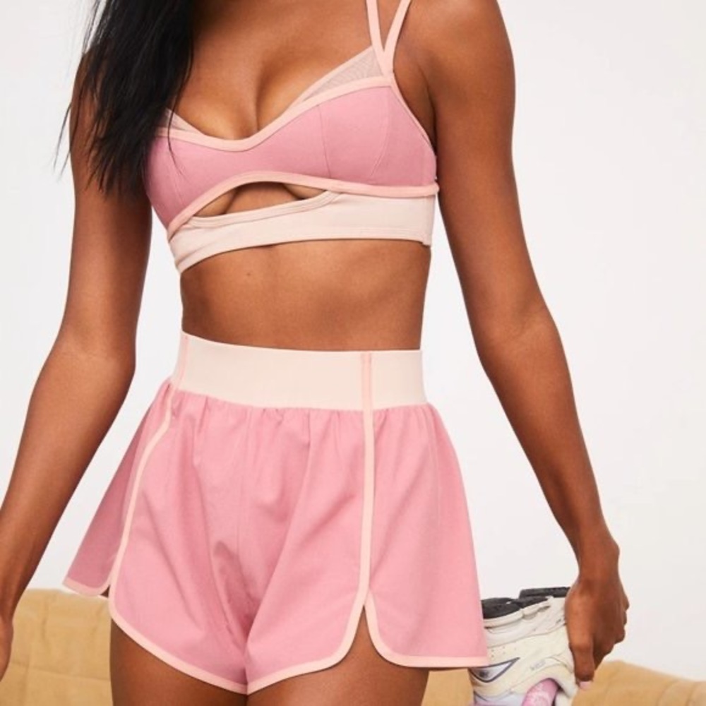 For love and Lemons Emma Workout set Pink